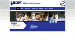 Desktop Screenshot of edia.edu.mx