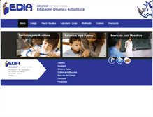 Tablet Screenshot of edia.edu.mx